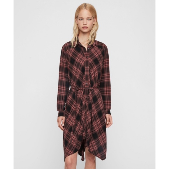 All Saints Tala Check Dress - Picture 3 of 13
